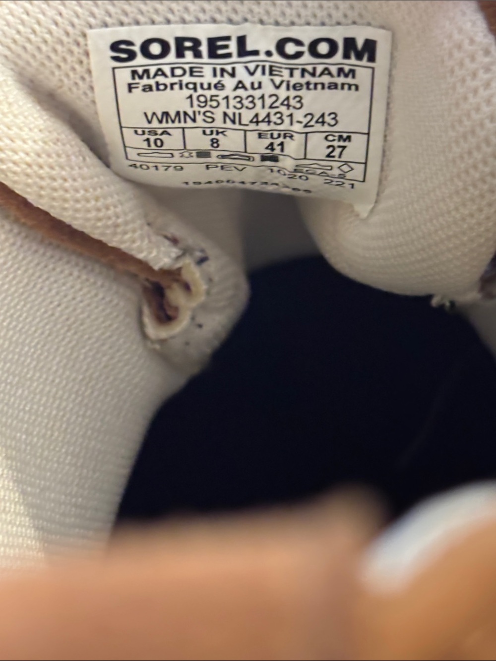 SOREL Out 'N About III Tan Black Classic boots Women’s Size 10 - Picture 7 of 10